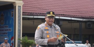 Apel Gelar Pasukan Operasi Patuh Lancang Kuning 2026, Kapolres Kampar Siapkan Personel Tekan Pelanggaran dan Kecelakaan Lalu‑Lintas