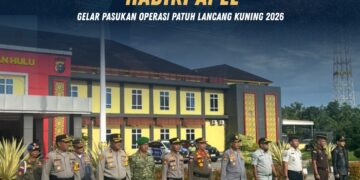 Lapas Pasir Pangarayan Hadiri Apel Gelar Pasukan Operasi Patuh Lancang Kuning 2026