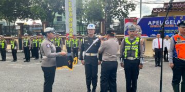 Polresta Pekanbaru Gelar Apel Pasukan Operasi Patuh Lancang Kuning 2026, Wujudkan Lalu Lintas yang Aman dan Tertib