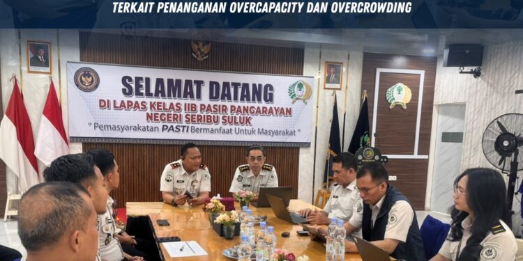Lapas Pasir Pangarayan Sambut Audit Kinerja Inspektorat Jenderal Terkait Penanganan Overcapacity dan Overcrowding