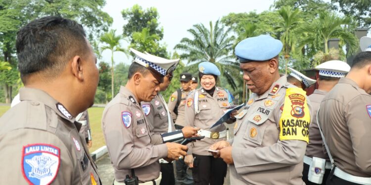 Polres Kuansing Melaksanakan Apel Kesiapan Operasi Patuh Lancang Kuning 2026