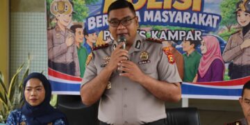 Polisi Bersama Masyarakat, Kapolres Kampar Gelar Forum Diskusi Bersama Warga Kelurahan Bangkinang