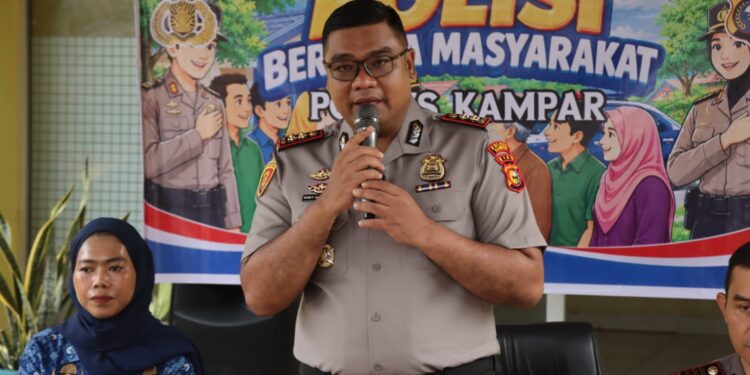 Polisi Bersama Masyarakat, Kapolres Kampar Gelar Forum Diskusi Bersama Warga Kelurahan Bangkinang