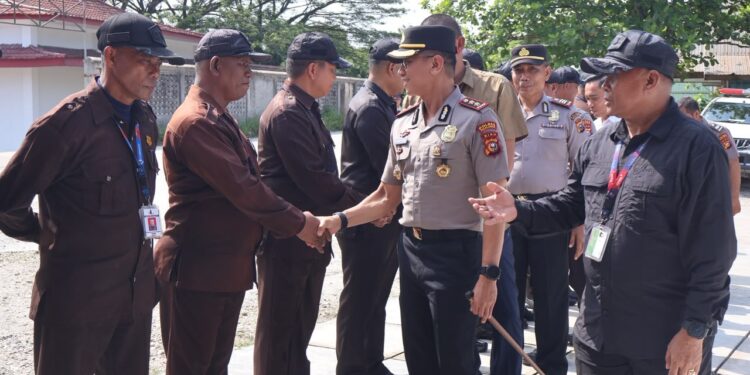 Kapolres Pelalawan Silaturahmi ke kantor Security PT RAPP Perkuat Sinergi Jaga Kamtibmas