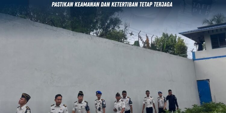 Lapas Pasir Pangarayan Gelar Kontrol Keliling Tembok , Pastikan Keamanan dan Ketertiban Tetap Terjaga