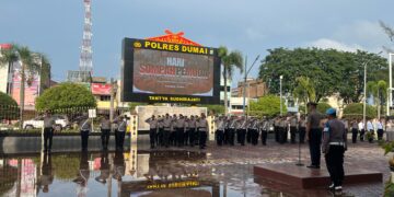 Polres Dumai Gelar Upacara Peringatan Hari Sumpah Pemuda ke – 98 Tahun 2026