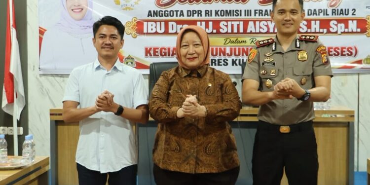 Kapolres Kuansing Sambut Kunjungan Reses Anggota DPR RI Komisi III