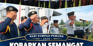 *KOBARKAN SEMANGAT PATRIOTISME LAPAS NARKOTIKA RUMBAI GELAR UPACARA PERINGATAN HARI SUMPAH PEMUDA KE-98*