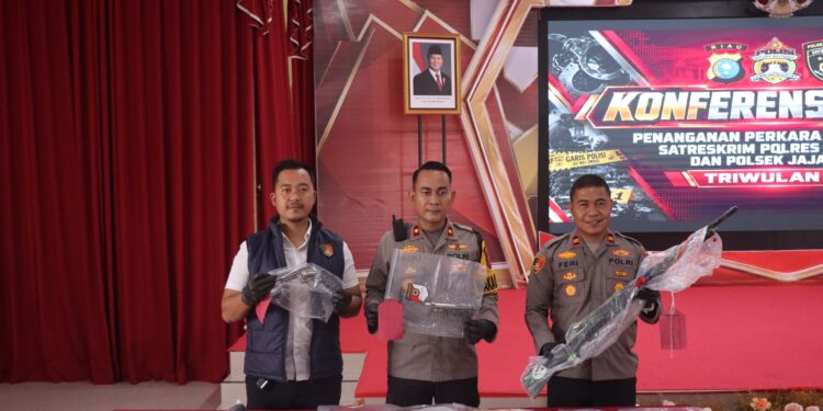 Konferensi Pers Polres Kampar: 104 Perkara C3, Kasus Pengancaman di Tapung Hulu Jadi Sorotan