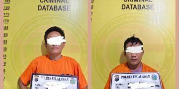 TIM OPSNAL GEREBEK KEBUN SAWIT BARITO UKUI – 26 PAKET SABU 6,58 GRAM DIAMANKAN, 2 PENGEDAR DICIDUK SATRESNARKOBA POLRES PELALAWAN