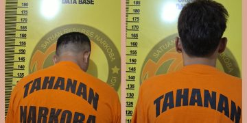 Tim Elang Kuantan Ungkap Peredaran 55,24 Gram Sabu, Dua Pria Ditangkap