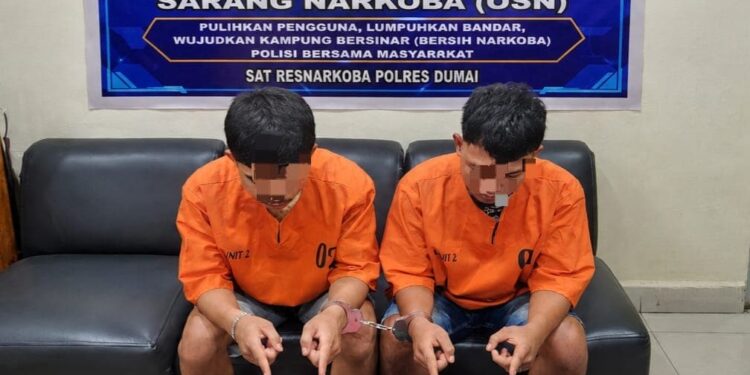 Satresnarkoba Polres Dumai Ungkap Dugaan Peredaran Narkotika Jenis Sabu, Amankan Dua Remaja