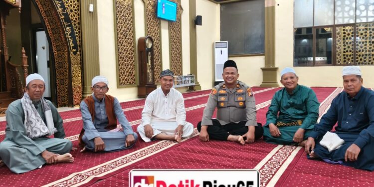 Polsek Jajaran se-Rohul Gelar Subuh Keliling, Ajak Masyarakat Jaga Kamtibmas
