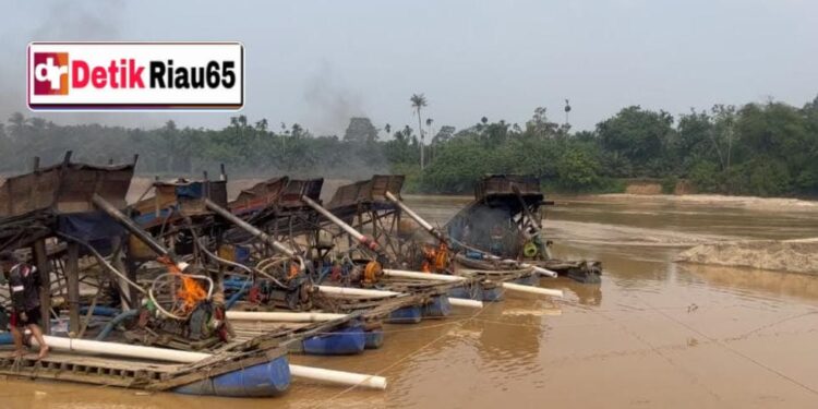 Layanan Kepolisian 110 Respons Cepat Aduan Warga, Polsek Cerenti Musnahkan Lima Rakit PETI
