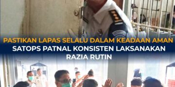 PASTIKAN LAPAS SELALU DALAM KEADAAN AMAN, SATOPS PATNAL KONSISTEN LAKSANAKAN RAZIA RUTIN